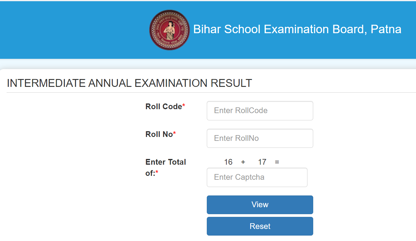 Bihar Board Official Website 